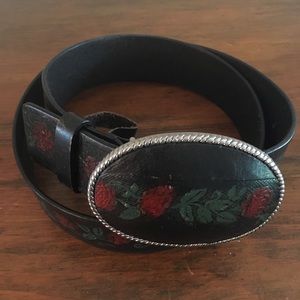 Olga Santini Leather Belt Buckle